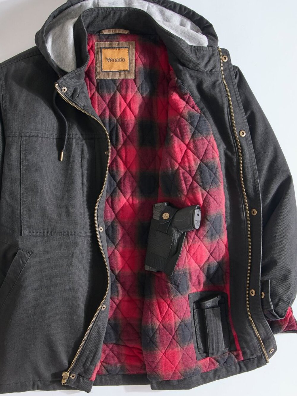 Work Horse Concealed Carry Jacket - Black | Small